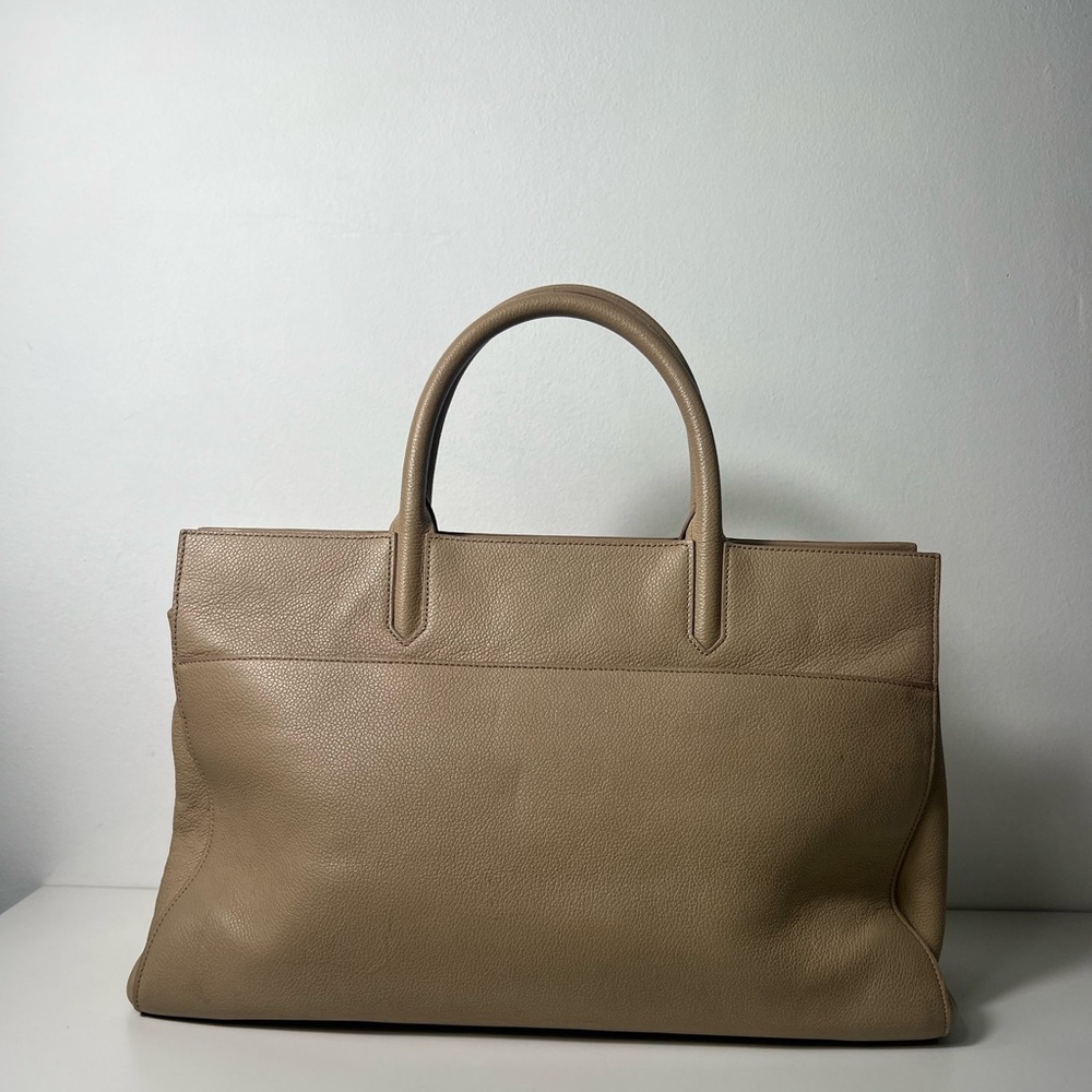 Saint Laurent YSL Rive Gauche 2Way Graffiti Top Handle Crossbody Tote Bag Purse - Picture 8 of 13